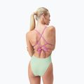 Ολόσωμο μαγιό κολύμβησης Speedo Solid Lattice Tie-Back matcha green 8