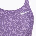 Γυναικείο ολόσωμο μαγιό Nike Hydrastrong Multi Print Fastback space purple 3