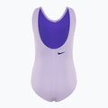 Παιδικό ολόσωμο μαγιό Nike Multi Logo U-Back lilac bloom για παιδιά 2