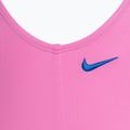 Παιδικό ολόσωμο μαγιό Nike Multi Logo U-Back παιχνιδιάρικο ροζ 4