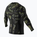 SMMASH Tiger Armour ανδρικό μακρυμάνικο rashguard μαύρο-πράσινο RSO3 5