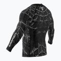 SMMASH Venomous ανδρικό μακρυμάνικο rashguard μαύρο και λευκό RSO3 5