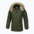 Ανδρικό χειμερινό μπουφάν Pitbull West Coast Fur Parka Alder olive