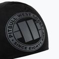 Pitbull West Coast winter beanie μεγάλο λογότυπο μαύρο/μαύρο 3