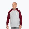 Ανδρικό φούτερ Pitbull West Coast Hooded Small Logo grey/burgundy