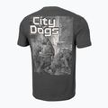 Pitbull West Coast City Of Dogs ανδρικό t-shirt γραφίτης 5