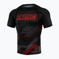 Octagon Racer Premium μαύρο/κόκκινο ανδρικό rashguard