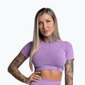 Γυναικείο μπλουζάκι προπόνησης Gym Glamour Seamless Rashguard λιλά