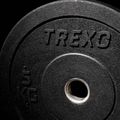 TREXO Ολυμπιακά βάρη με προφυλακτήρα μαύρο TRX-BMP005 5 kg 8