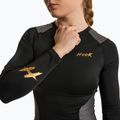 Γυναικείο μακρυμάνικο Rashguard HOOK FIGHTING Base μαύρο 3