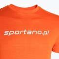 SPORTANO Active Ανδρικό πουκάμισο για τρέξιμο πορτοκαλί 3