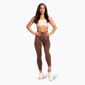 Γυναικείο κολάν Gym Glamour Basic Scrunch brown 2