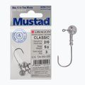 Mustad Classic jig head 3 τεμ. 2/0 ασημί PDF-724-050-020