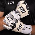 Γάντια τερματοφύλακα Football Masters Invictus X Pro RF white/black 5