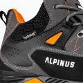 Alpinus ανδρικές μπότες πεζοπορίας The Ridge Mid Pro ανθρακί/πορτοκαλί 9