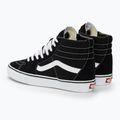 Vans UA SK8-Hi μαύρα/μαύρα/λευκά παπούτσια 4