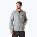 Ανδρικό Helly Hansen HH Logo Full Zip Hoodie 2.0 γκρι/μελανζέ