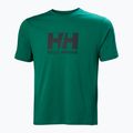 Ανδρικό μπλουζάκι Helly Hansen Logo 2.0 emerald 4