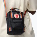 Fjällräven Kanken Rainbow Sling 2.5 l μαύρο/ελαφρό τόξο 6