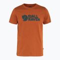 Ανδρικό t-shirt trekking με λογότυπο της Fjällräven καφέ F87310