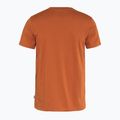 Ανδρικό t-shirt trekking με λογότυπο της Fjällräven καφέ F87310 2