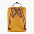 Σάκος πλάτης Fjällräven Kanken Rainbow 16 l ochre/rainbow pattern 3