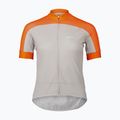 Γυναικεία ποδηλατική μπλούζα POC Essential Road Logo zink orange/granite grey