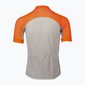 Ανδρική ποδηλατική μπλούζα POC Essential Road Logo zink orange/granite grey 2