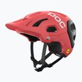 MTB κράνος ποδηλάτου POC Tectal Race MIPS ammolite coral/uranium black matt