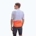 Ανδρική ποδηλατική φανέλα POC Essential Road Logo granite grey/zink orange 3