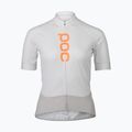 Γυναικεία ποδηλατική φανέλα POC Essential Road Logo hydrogen white/granite grey 5