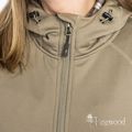 Γυναικείο φούτερ Trekking Pinewood Finnveden Hoodie μεσαίο χακί 6