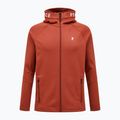 Ανδρικό φούτερ Peak Performance Rider Zip Hood spiced trekking με κουκούλα