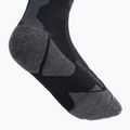 X-Socks Ski Silk Merino 4.0 μαύρες/σκούρο γκρι κάλτσες μελανζέ 3