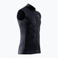 Ανδρικό X-Bionic Energy Sleeveless Accumulator Light Full Zip μαύρο/ανοιχτό γκρι