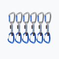 Mammut Crag Keylock Wire αναρρίχηση εκφράσεις 10 cm Indicator Quickdraws 6 τεμ. μπλε.