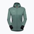 Mammut γυναικείο fleece φούτερ Taiss Light ML με κουκούλα σκούρο νεφρίτη/μαύρο 9