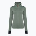 Mammut γυναικείο fleece φούτερ Taiss Light ML με κουκούλα σκούρο νεφρίτη/μαύρο 5