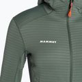 Mammut γυναικείο fleece φούτερ Taiss Light ML με κουκούλα σκούρο νεφρίτη/μαύρο 7