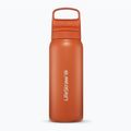 Lifestraw Go 2.0 Ατσάλινο μπουκάλι ταξιδιού με φίλτρο 1 l kyoto orange