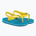 Havaianas Baby Brasil Logo II σαγιονάρες λευκές/μπλε/πράσινες/κίτρινες 4