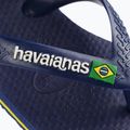 Παιδικά σανδάλια Havaianas Baby Brasil Logo II navy blue / citrus yelloew 9