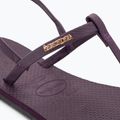 Γυναικεία σανδάλια Havaianas You Riviera μωβ/μαύρο/χρυσό 8