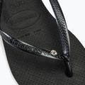 Γυναικείες σαγιονάρες Havaianas Slim Crystal Sw II black 7