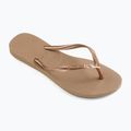 Γυναικείες σαγιονάρες Havaianas Slim Crystal Sw II rode gold 9