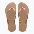 Γυναικείες σαγιονάρες Havaianas Slim Crystal Sw II rode gold 11