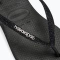 Γυναικείες σαγιονάρες Havaianas Slim Flatform Sparkle black 8