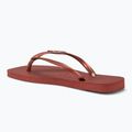 Γυναικείες σαγιονάρες Havaianas Square Logo Metallic mahogany 3