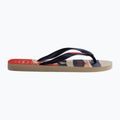 Σαγιονάρες Havaianas Top Nautical beige straw / navy blue / ruby red 9