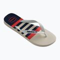 Σαγιονάρες Havaianas Top Nautical white / white / navy blue 8